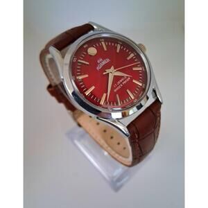 Vintage Roamer Men's Leather Mechanical Watch RARE